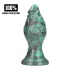 Ouch! Space Born - siliconen anale plug (groen-zwart)