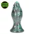 Ouch! Space Born - siliconen anale plug (groen-zwart)