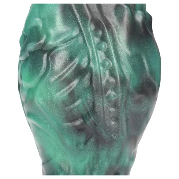 Ouch! Space Born - siliconen anale plug (groen-zwart)