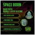 Ouch! Space Born - siliconen anale plug (groen-zwart)