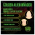 Ouch! Golden Alien Invader - siliconen fantasiedildo (goud)