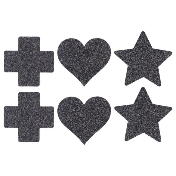 Le Désir - tepelstickers set - 3 paar - zwart