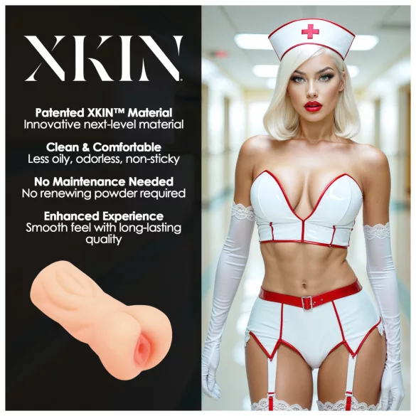 XKIN Tiffany Throatcheck - levensechte kunstvagina‑masturbator (natuurlijk)