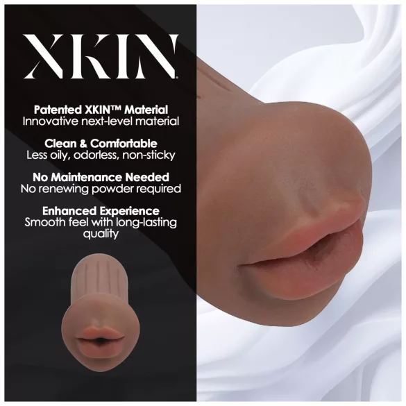 XKIN - kunstvagina masturbator - S (donker natuurkleur)
