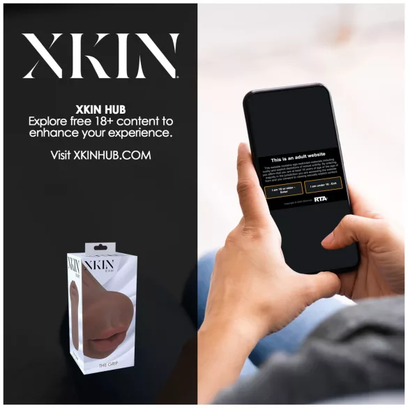 XKIN - kunstvagina masturbator - S (donker natuurkleur)