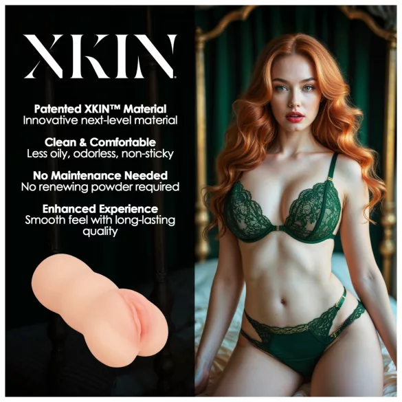 XKIN Temtress Nicolette - levensechte kunstvagina masturbator (natuurlijk)