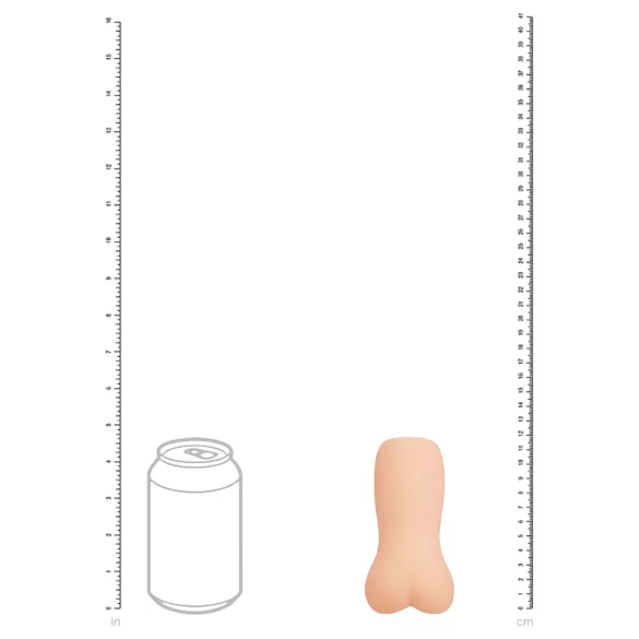 XKIN - levensechte kunstkont-masturbator - M (naturel)