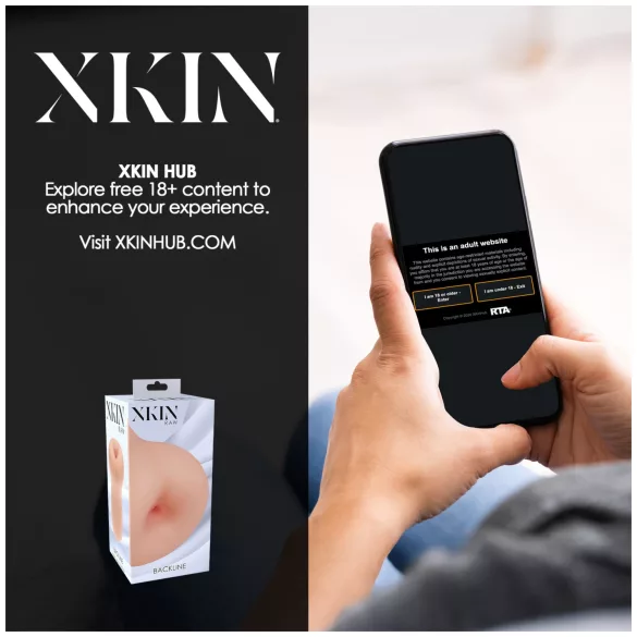 XKIN - levensechte kunstkont-masturbator - M (naturel)