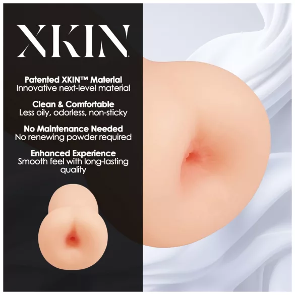 XKIN - levensechte kunstkont-masturbator - M (naturel)