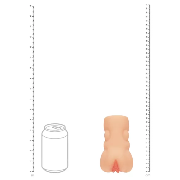 XKIN - realistische kunstvagina‑masturbator - L (natuurlijk)