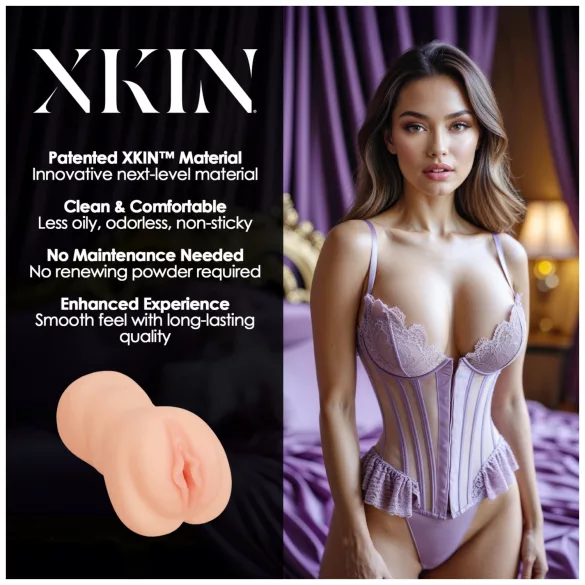 XKIN Sweet Delilah - levensechte kunstvagina‑masturbator (natuurlijk)