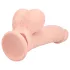 RealRock - realistische vibrator met dubbele dichtheid (huidskleur) - 18 cm