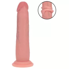   RealRock - realistische dildo met dubbele dichtheid (huidskleur) - 18,5 cm
