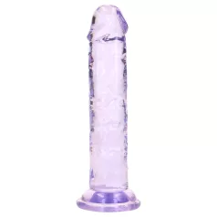 RealRock - realistische dildo met zuignap (paars) - 12,7 cm
