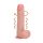 RealRock - draaiende vibrator - realistische huidkleur - 20,5 cm