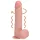 RealRock - roterende vibrator (natuurlijk, 20,5 cm)