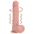 RealRock - roterende vibrator (natuurlijk, 20,5 cm)