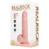 RealRock - roterende vibrator (natuurlijk, 20,5 cm)
