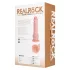 RealRock - roterende vibrator (natuurlijk, 20,5 cm)