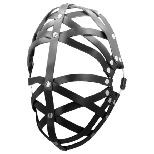 Ouch! - bondage masker - kunstleer - zwart