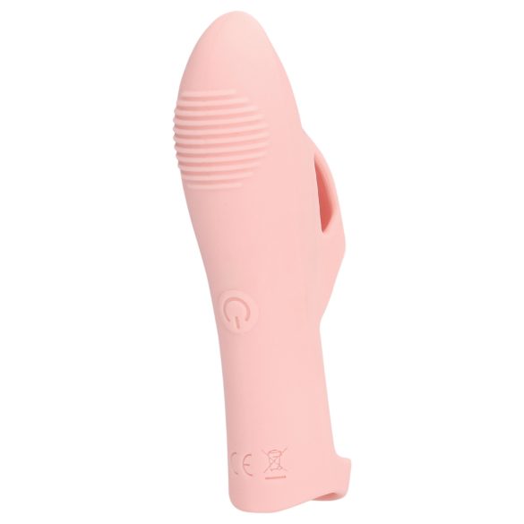 Loveline - vinger vibrator met ribbels - siliconen - roze