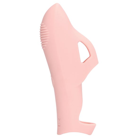Loveline - vinger vibrator met ribbels - siliconen - roze