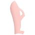 Loveline - vinger vibrator met ribbels - siliconen - roze