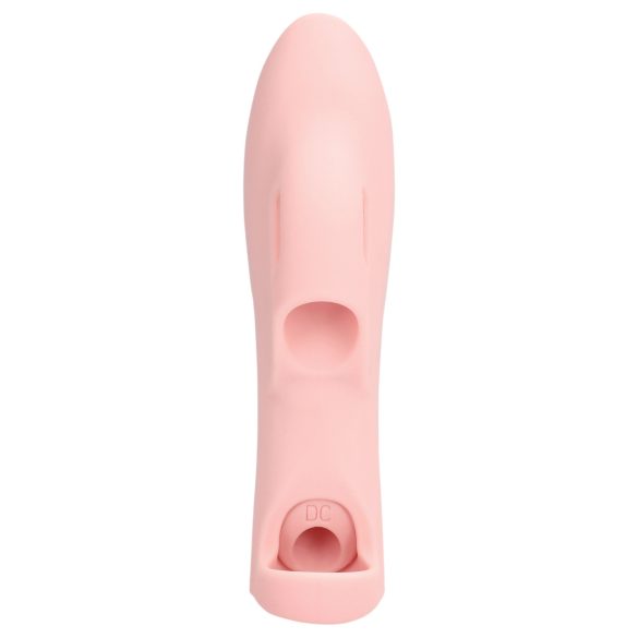 Loveline - vinger vibrator met ribbels - siliconen - roze