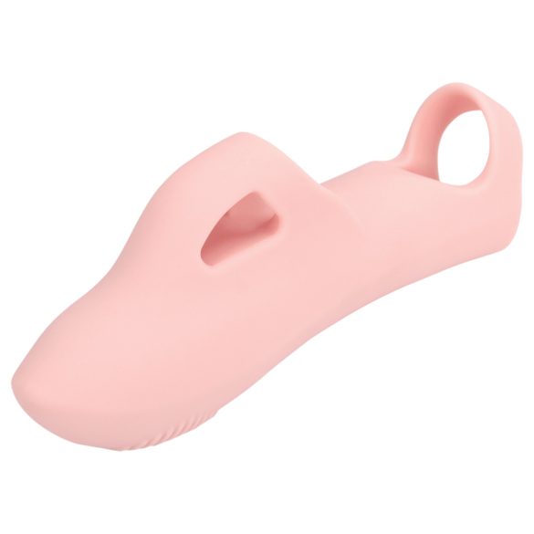 Loveline - vinger vibrator met ribbels - siliconen - roze