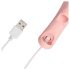 Loveline - vinger vibrator met ribbels - siliconen - roze