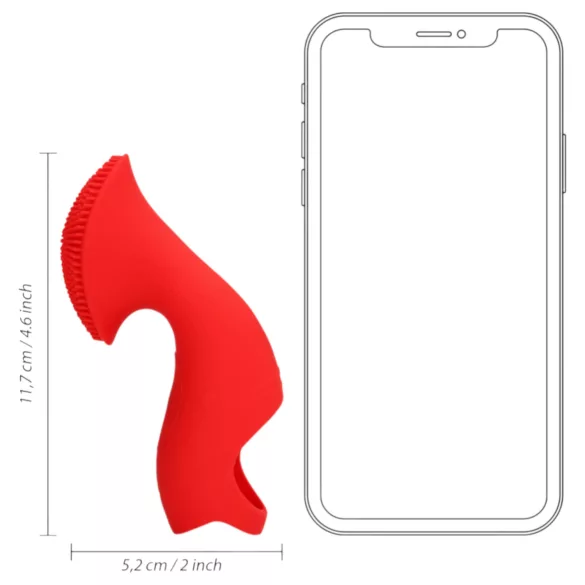 Loveline - vinger vibrator - stimulatie - rood
