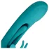 Loveline - clitorisvibrator met vlinder en tong - siliconen - turquoise