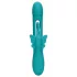Loveline - clitorisvibrator met vlinder en tong - siliconen - turquoise