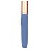 Loveline Travel - vibrator met glijmiddelreservoir - oplaadbaar - blauw