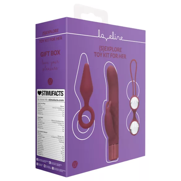 Loveline (S)Explore Toy Kit for Her - 3-delige erotische cadeauset voor vrouwen
