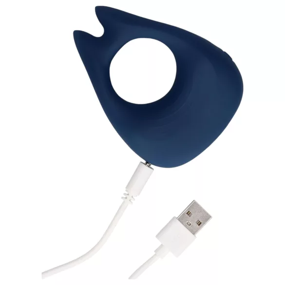 Loveline - oplaadbare vibrerende penisring - blauw