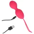 Loveline - vibrerende geisha kogel - geribd - siliconen - roze