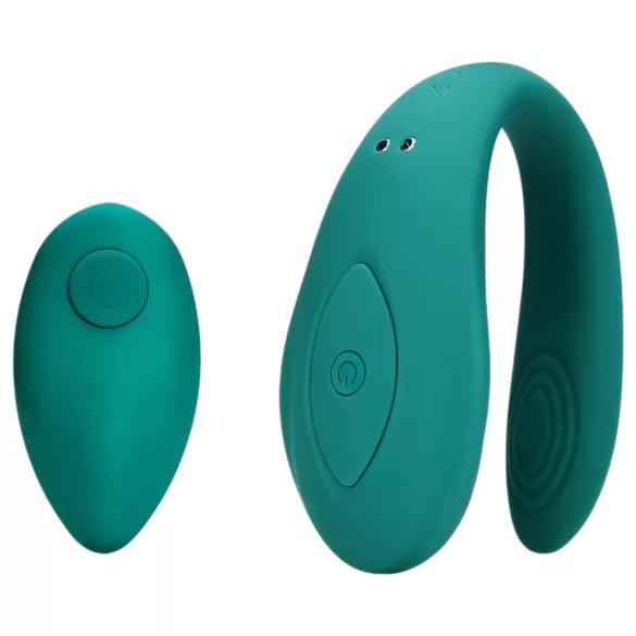 Loveline - op afstand bedienbare paar vibrator - oplaadbaar - waterdicht - groen