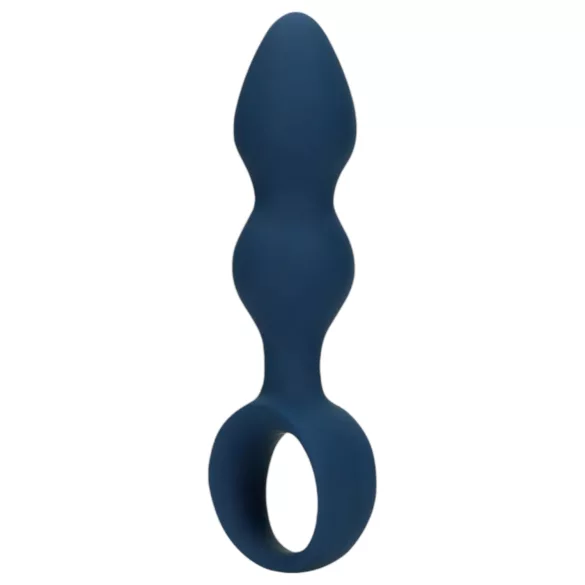Loveline - anaalplug met ringgreep - klein - blauw