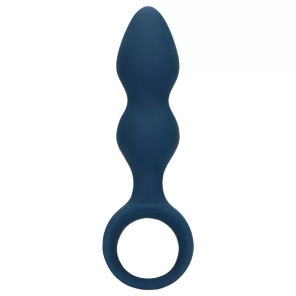 Loveline - anale dildo met ring - medium - blauw