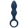 Loveline - anale plug met ring - groot (blauw)