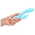 Loveline - vibrator met clitorisstimulator konijn - waterdicht - blauw