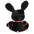 Bondage Rabbit - BDSM masker - konijnenoren - zwart