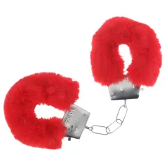 Ouch! - pluche handboeien - rood