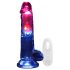 REALROCK - vibrator met ballen - lichtgevend - 20cm