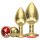 Ouch! - buttplug set - goudkleurig