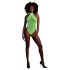 Ouch! - body met bandjes - fosforescerend - neon groen - XL-4XL