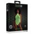 Ouch! - body met bandjes - fosforescerend - neon groen - XL-4XL