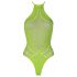 Ouch! - body met bandjes - fosforescerend - neon groen - XL-4XL