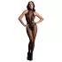 Le Désir - kanten net catsuit (zwart) - S-XL